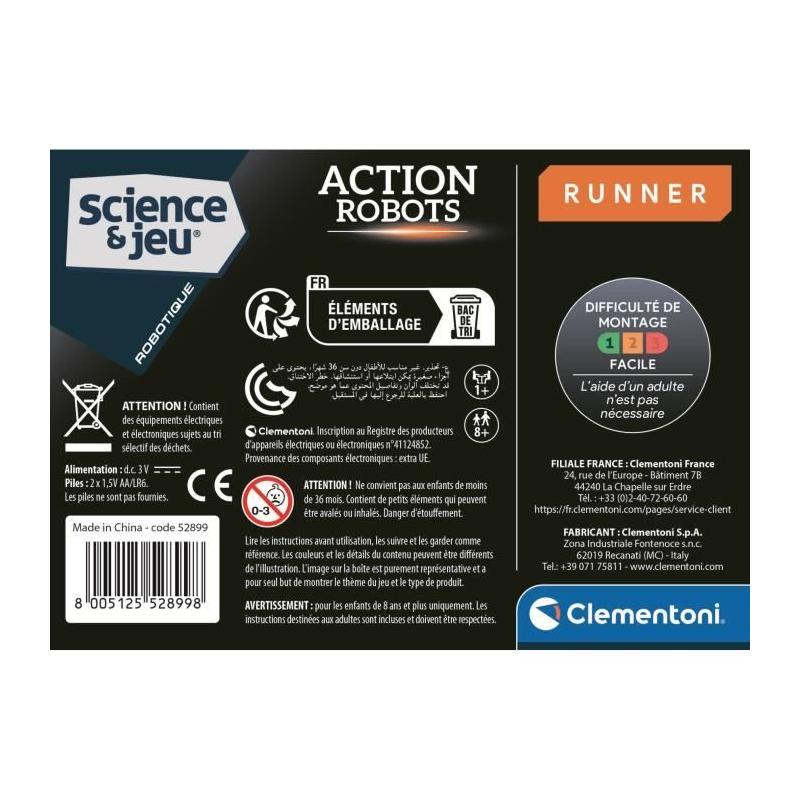 Puzzle CLEMENTONI - Robot Action - Runner