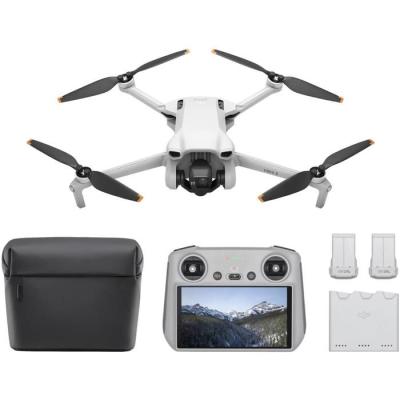 Drone DJI Mini 3 Fly More Combo avec radiocommande smart controller - Gris