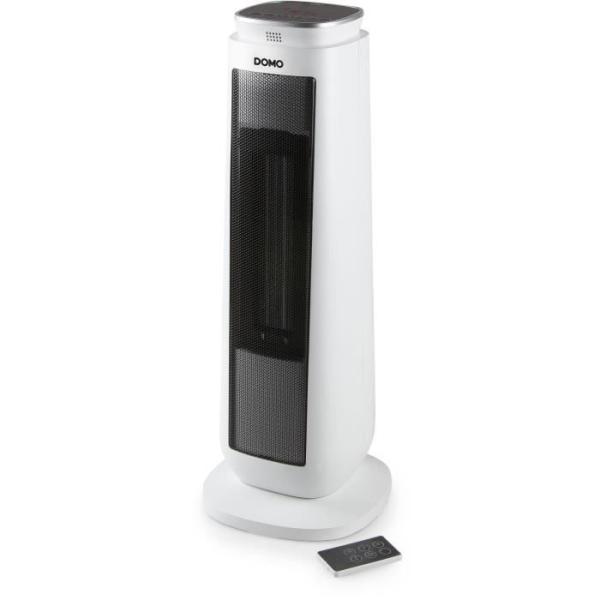Convecteur - DOMO - DO7347H - 2000 W - Blanc - 21,5 x 21,5 x 58,3 cm