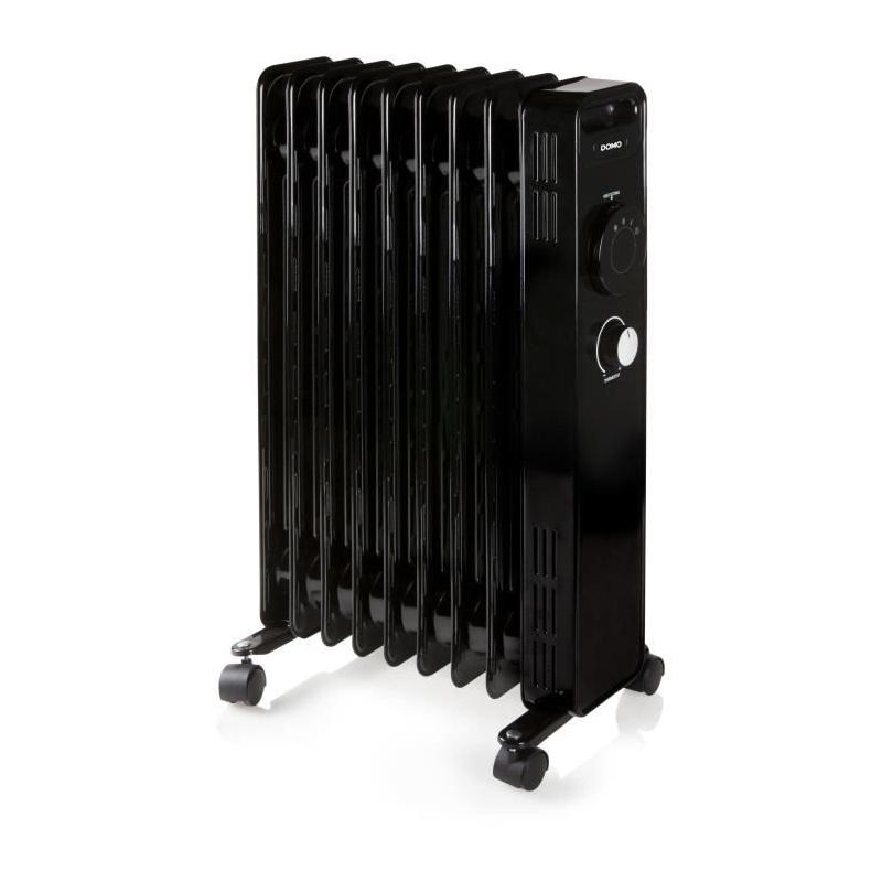 Radiateur à bain d'huile 2000W DOMO DO7327R - Noir