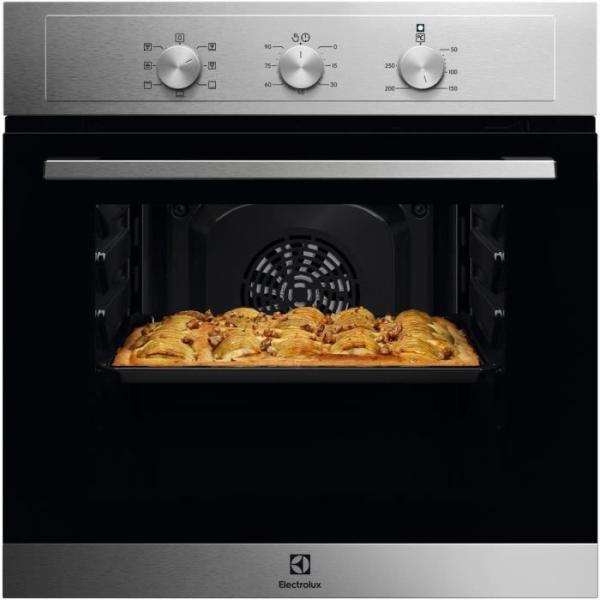Four encastrable multifonction aquaclean - ELECTROLUX - EOH2H00BX - Inox - Anti-trace - Porte ventilée 2 verres - 59 x 59,4 x 5