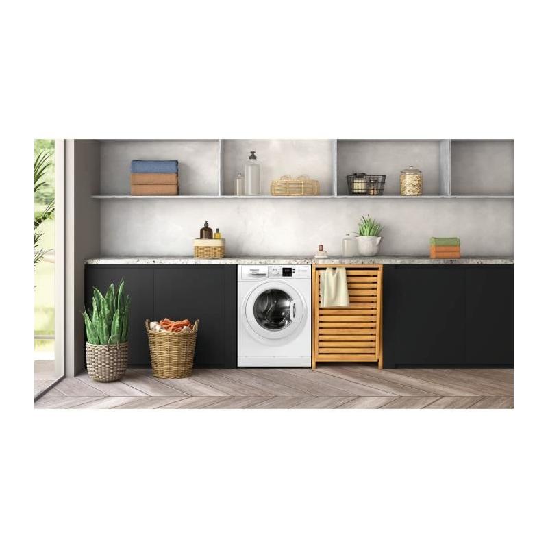 Lave-linge hublot Hotpoint 11 kg - Induction - Classe A