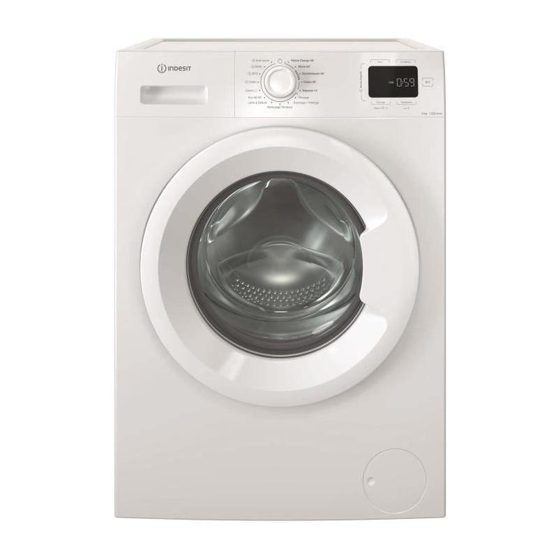 Lave-linge hublot Indesit MyTime 9kg - Classe A