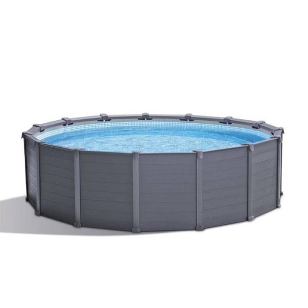 Kit Piscine Graphite 4,78 x 1,24 m - Intex