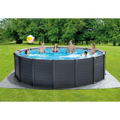 Kit Piscine Graphite 4,78 x 1,24 m - Intex: Plongez dans le luxe!