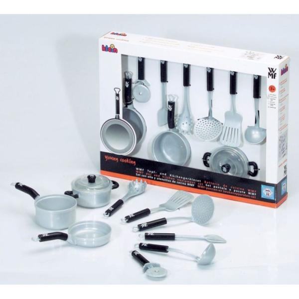 Batterie de cuisine pour enfant - KLEIN - Princess Coralie - 10 pieces - Rose