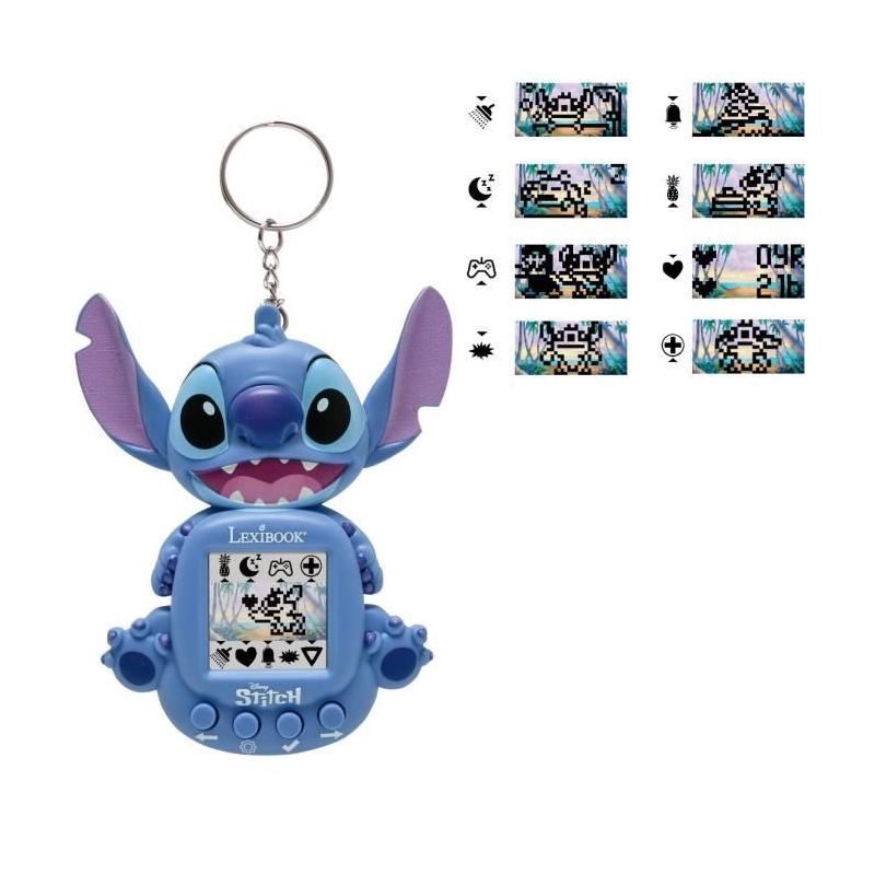 LEXIBOOK Mon compagnon virtuel Stitch, console de jeu Disney