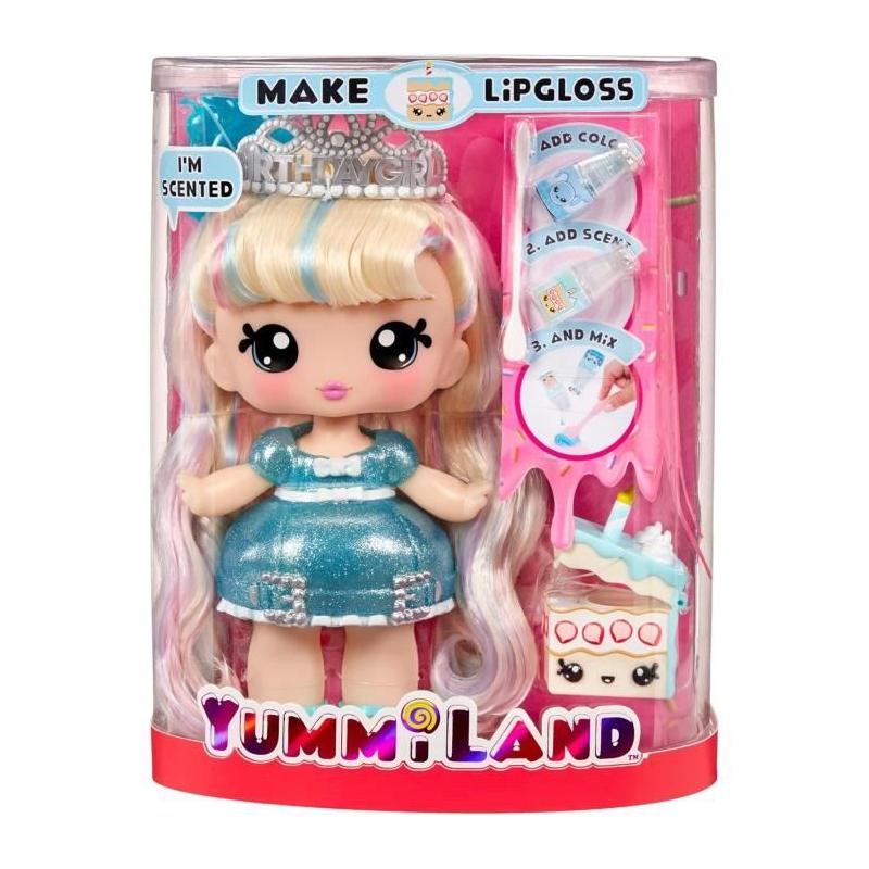 Découvrez Yummiland - Grande poupée 25 cm + baumes à lèvres parfumés!