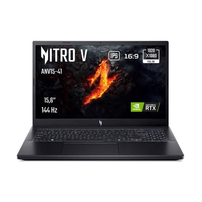 PC Portable Gamer ACER Nitro V 15 ANV15-41-R85W Ryzen 5 7535HS 16Go 512Go SSD RTX 4050