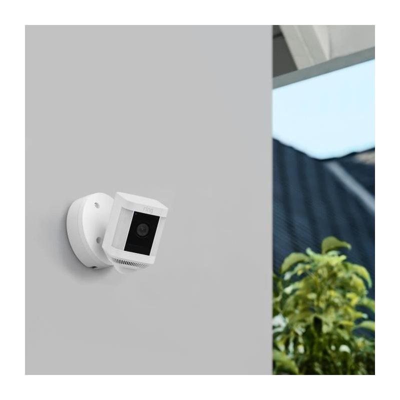 Caméra de Surveillance Connectée RING Spotlight Plus Plug-in Blanc UE