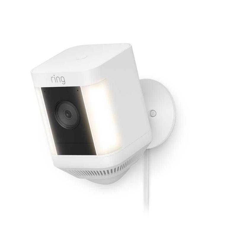 Caméra de Surveillance Connectée RING Spotlight Plus Plug-in Blanc UE
