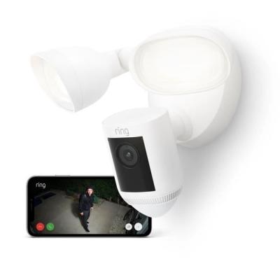 Caméra de Surveillance Connectée RING Spotlight Pro Blanc UE