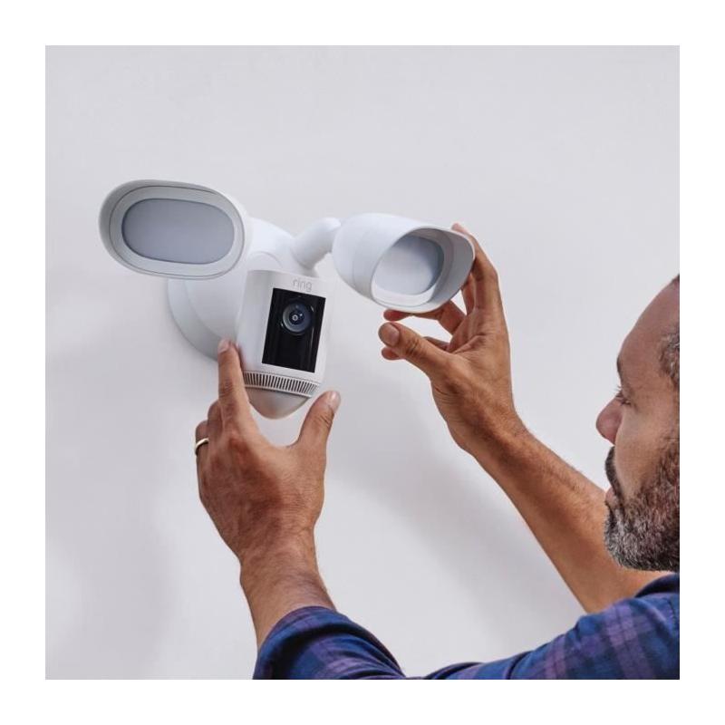 Caméra de Surveillance RING Spotlight Pro Câblée - Noir UE