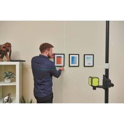 Niveau laser vert RYOBI 15m - Précision +/- 0,5mm