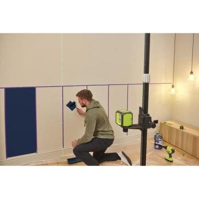 Niveau laser vert RYOBI 15m - Précision +/- 0,5mm