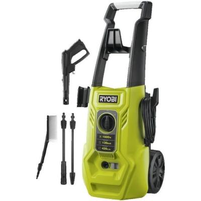 Nettoyeur haute pression RYOBI - 1600W 130 bars - 420L - polyvalent