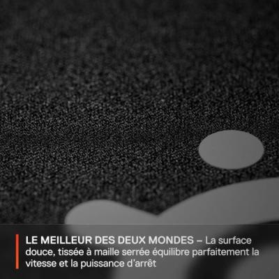Tapis de souris gaming SteelSeries QcK Performance L - Équilibre optimal