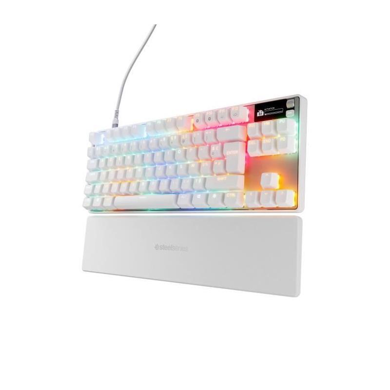 Clavier gaming Steelseries Apex Pro TKL Gen 3 Blanc