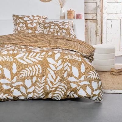 Parure de lit TODAY Sunshine 220x240cm - Imprimé floral - 100% Coton