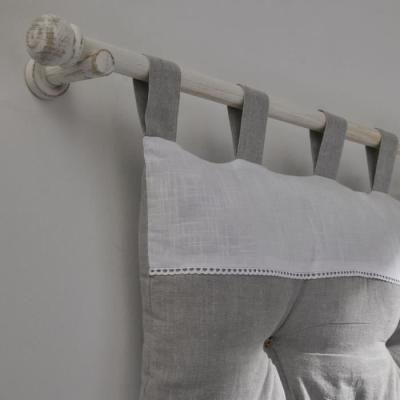 Tete de lit - CHARME Chambray x Slub Capucine - 45 x 70 cm