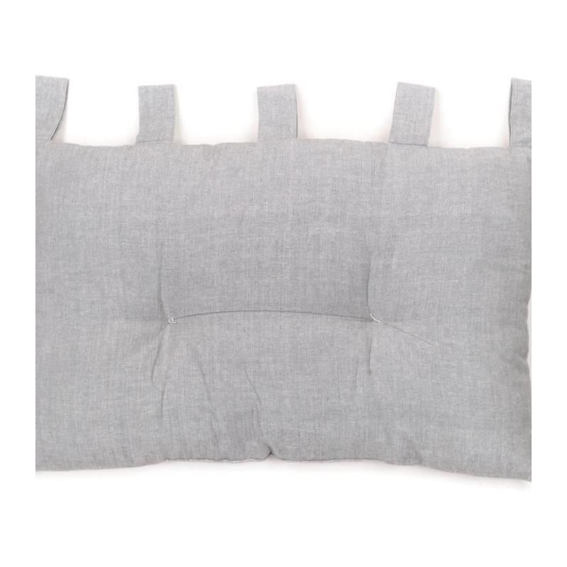 Tete de lit - CHARME Chambray x Slub Capucine - 45 x 70 cm