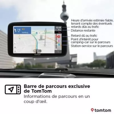 GPS TOMTOM GO Camper Tour - Pour camping-car et caravane