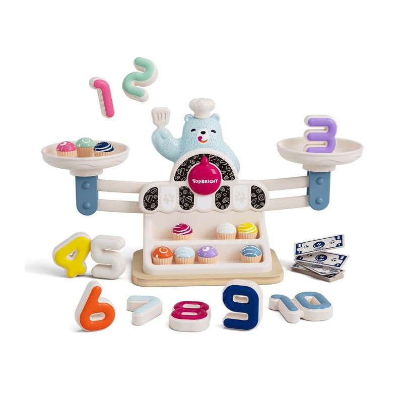 Balance mathématique Yummy Bear: Jeu éducatif pour enfants de 3 ans