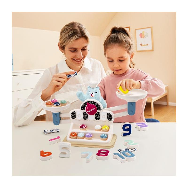 Balance mathématique Yummy Bear: Jeu éducatif pour enfants de 3 ans