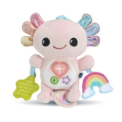 Doudou Musical Vtech Eliott Bébé Axolotl (Recyclage Bouteilles)