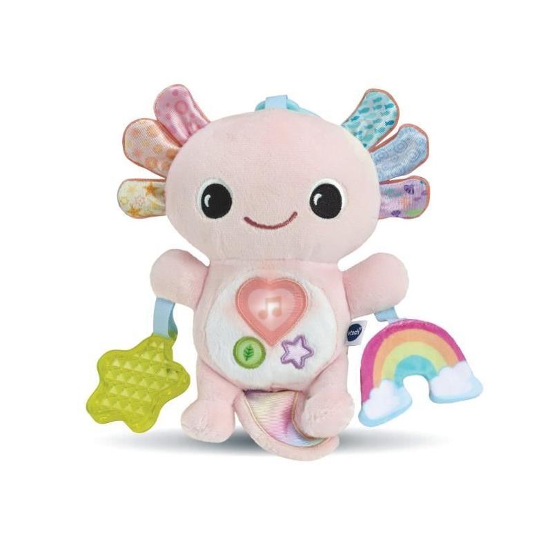 Doudou Musical Vtech Eliott Bébé Axolotl (Recyclage Bouteilles)