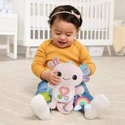 Doudou Musical Vtech Eliott Bébé Axolotl (Recyclage Bouteilles)