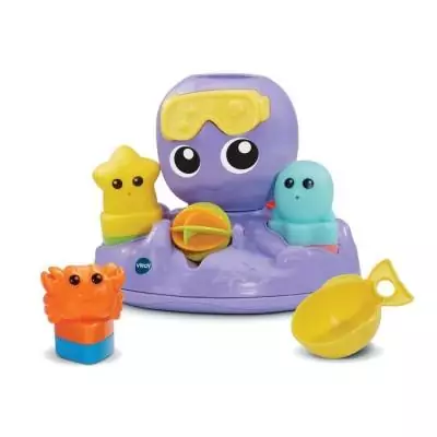 Découvrez VTECH JULIE, la pieuvre tourbillon de bain pour bébé