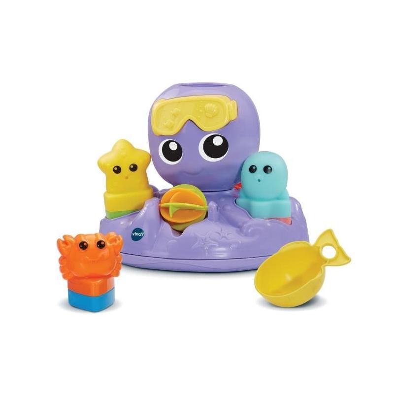 Découvrez VTECH JULIE, la pieuvre tourbillon de bain pour bébé