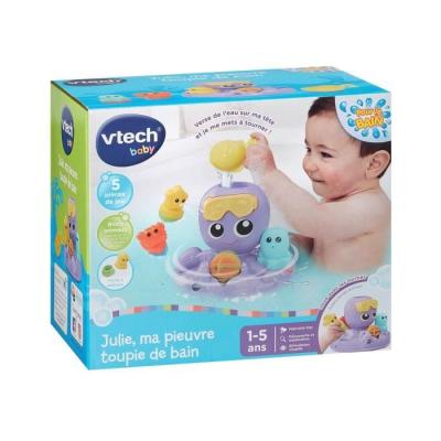 Découvrez VTECH JULIE, la pieuvre tourbillon de bain pour bébé