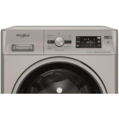 Lave-linge hublot Whirlpool 10 kg - Induction - 1400 trs/min - Silver