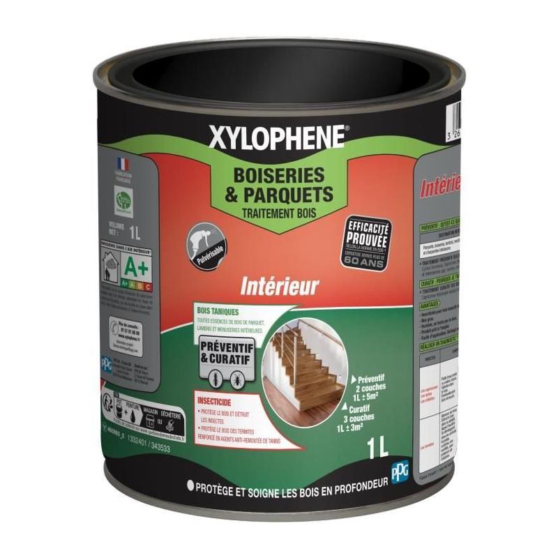 Traitement boiseries & parquets XYLOPHENE - 1L : Protection efficace & durable