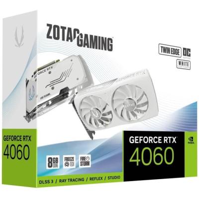 Carte Graphique Nvidia GeForce RTX 4060 Twin Edge OC White 8Go