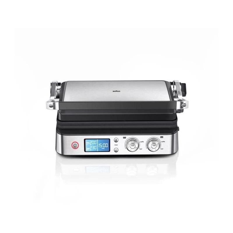 Grill multifonctions Braun - Multi Pro 9 - 2000W - Noir / Acier
