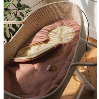 DOMIVA - Couffin tressé Honey Moon Ecru - Confort et élégance pour bébé
