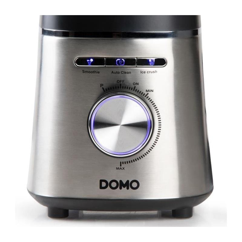 Mélangeur DOMO DO740BL - Puissant 1400 W - 1,75 L - Gris