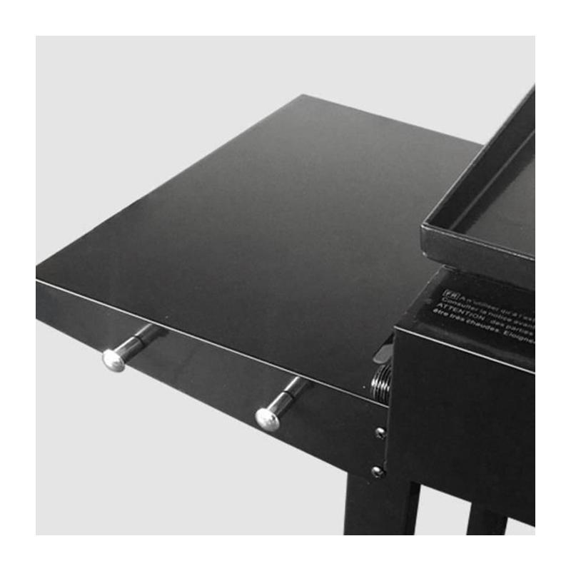 Plancha gaz GARDEN MAX MERIDA - 4 feux sur chariot - Noir