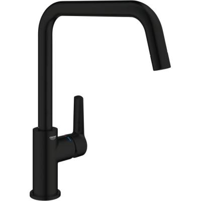 Robinet de cuisine noir mat - GROHE Start - Rotation 150°