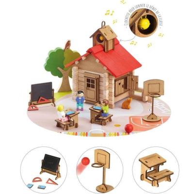 Construisez votre village avec ce jeu de 125 pièces JEUJURA !