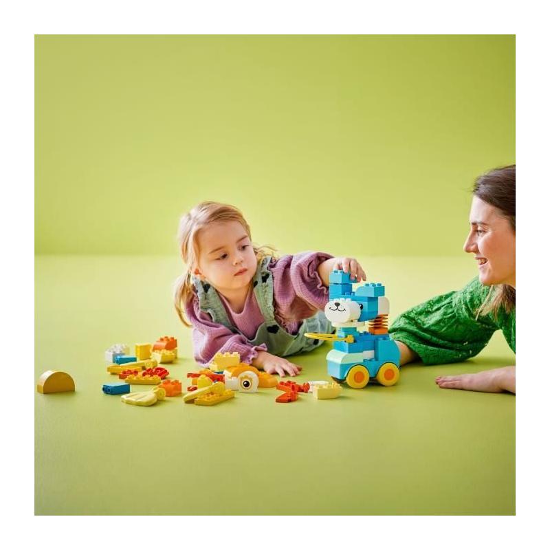 LEGO DUPLO Ma Ville 10448: Animaux Sur Roues 3-En-1 pour les Tout-Petits