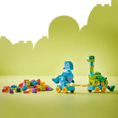 LEGO DUPLO Ma Ville 10451 Dinosaures sur Roues 3-en-1 - Jeu de construction dinosaures