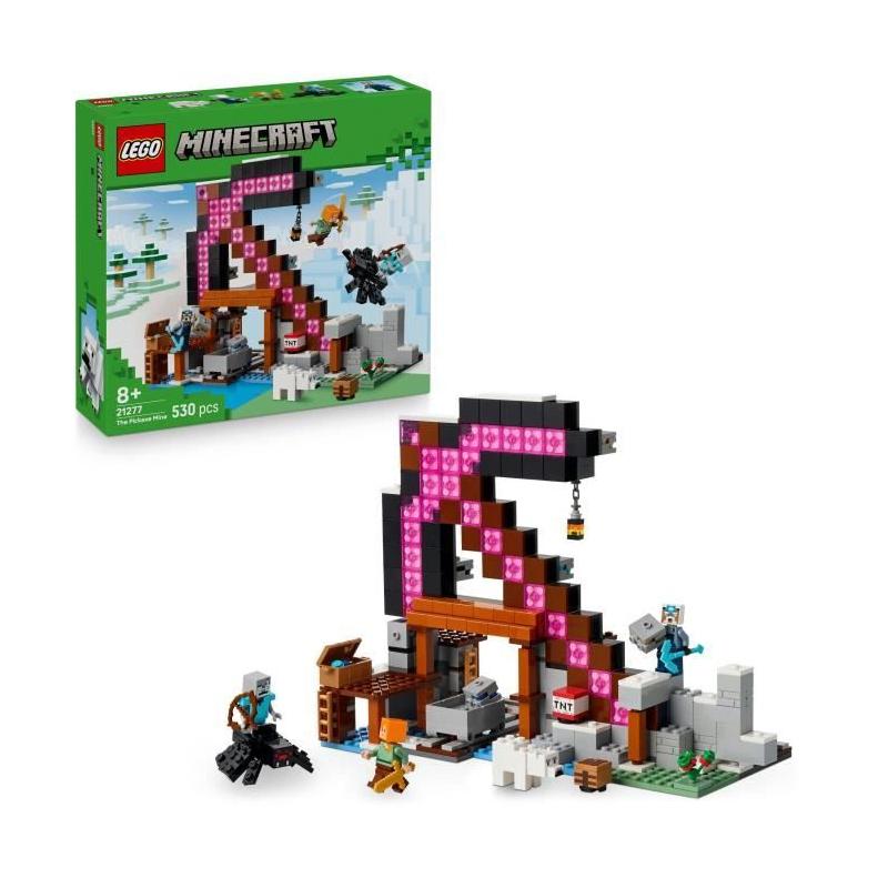 LEGO Minecraft 21277 La Mine En Forme De Pioche - Jeu De Construction Fun