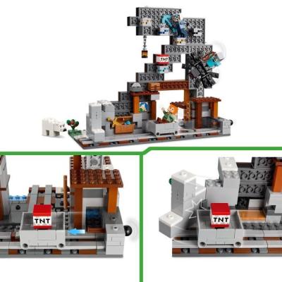 LEGO Minecraft 21277 La Mine En Forme De Pioche - Jeu De Construction Fun
