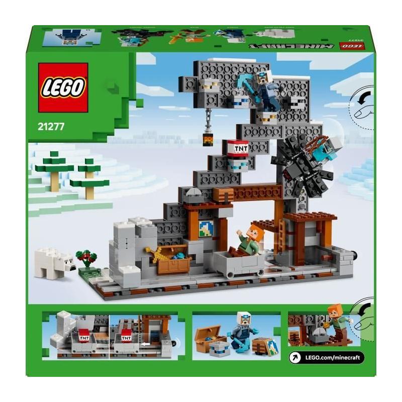 LEGO Minecraft 21277 La Mine En Forme De Pioche - Jeu De Construction Fun