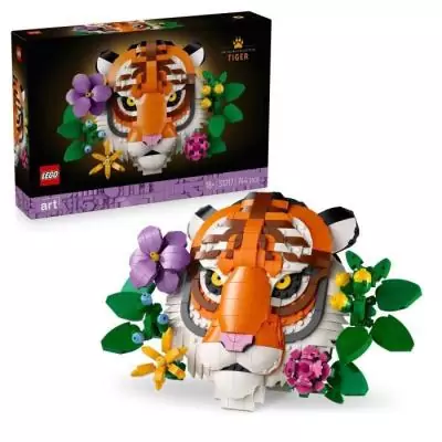 LEGO Art 31217 La Collection Faune: Créez un Tigre en Fleurs!