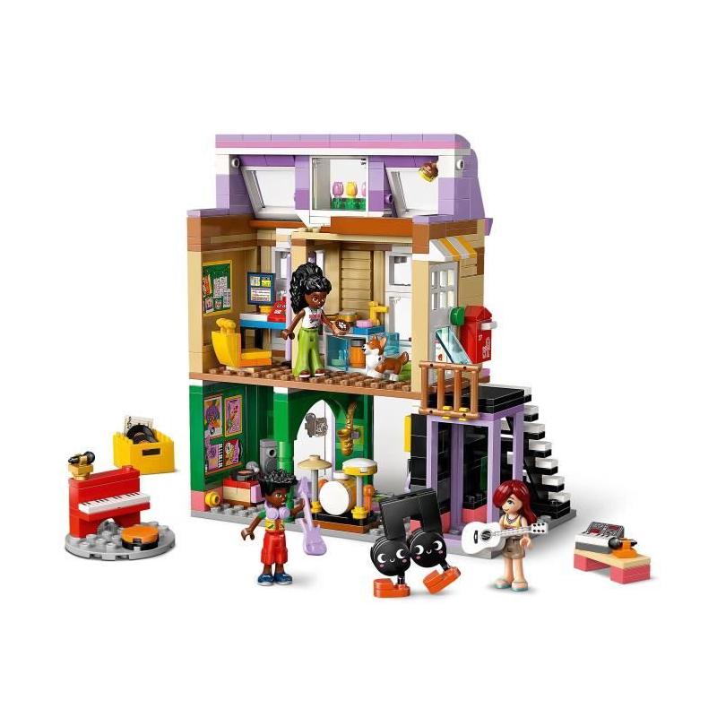 LEGO Friends 42653: Magasin de Musique et Appartement - jeu de construction
